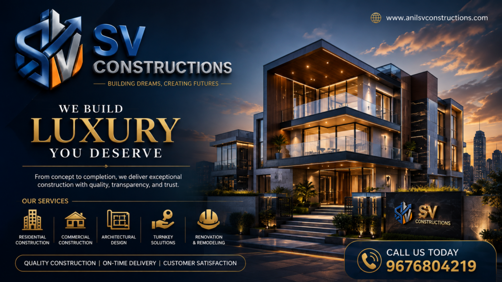 best construction company in hyderabad