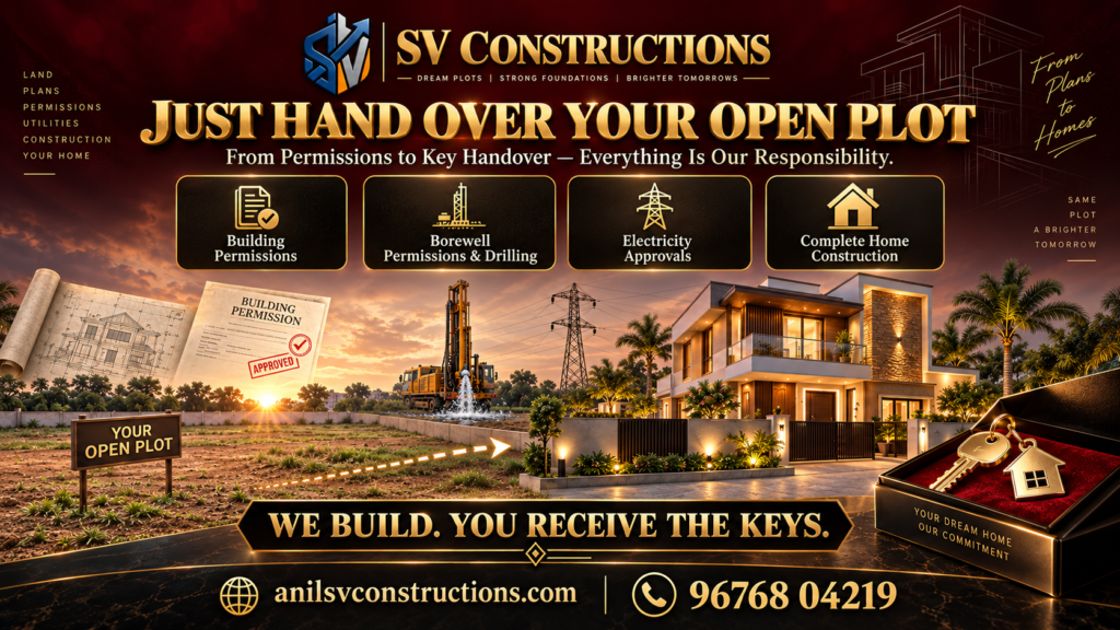 Turnkey House Construction in Hyderabad